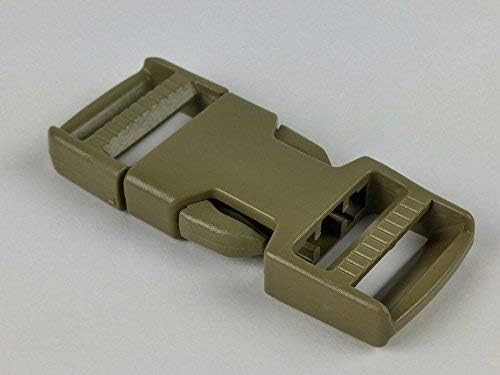 ITW Nexus Fastex SR1 MOLLE II Double Adjust Side Release Buckles Coyote Brown
