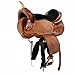 Western Saddle Trail Horse Pleasure Barrel Racing Tooled Leather Cowboy Rodeo Saddles 15 16 17 18 (16 Inches, Cross Tooled)