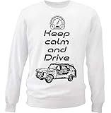 trabant kübel ebay  Teesandengines Men\'s Trabant Kubel White Sweatshirt Size Small