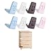 Cerraduras de Seguridad para Armarios para Bebés, IFUDE 8 Pcs Bloqueo de Seguridad para Bebés Correas de Seguridad para Bebés Insertables Cerradura Usar para Cajones Armarios Hornos