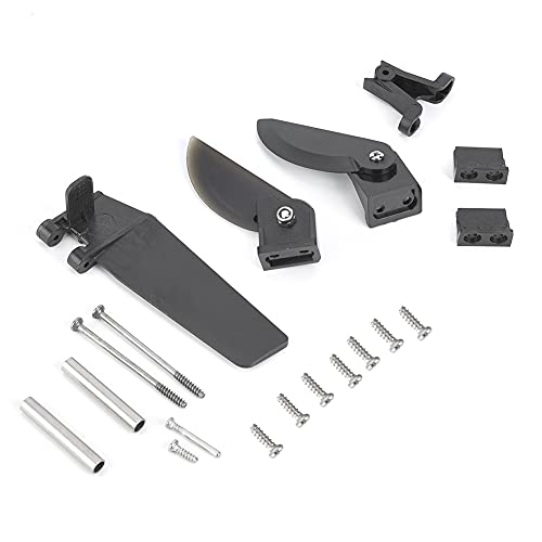 XIASABA Boat Rudder Boats Watercraft 10.0×4.0×3.0 Steering Vane Tail Rudder Turn Fin Assembly Parts Accessory Fits for Ft012 Brushless Rc Boat Tail Rudder Parts for Ft012 75Mm Rc B