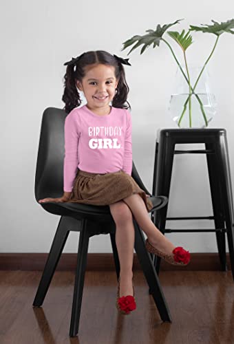 Image of Birthday Girl Shirt Toddler T-Shirt Kid Birthday Party Outfit Tee Gift for Girls 1st 2nd 3rd 4th 5th 6th 7th 8th Tops