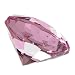 Ruby Glass Diamond Shaped Paperweight (Pink)
