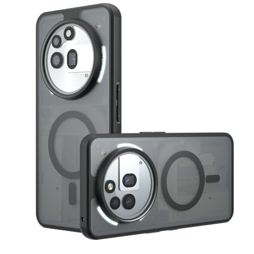 Coque Nothing Phone 3A Pro antichoc noire magnétique compatible MagSafe antichute