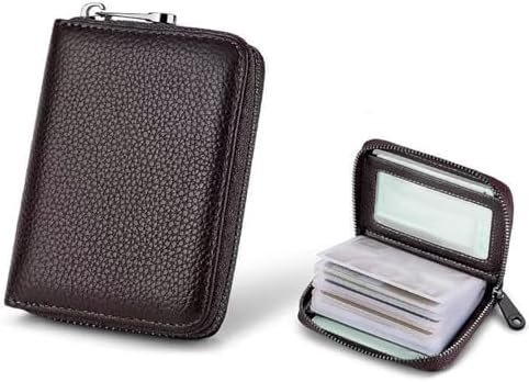 Wallet for Men Women,Versatile Wallet with Zipper and 20 Card Slo...