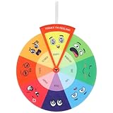 Feelings Wheel for Kids, Emotions Wheel, Feeling Chart for Kids, Emotion Chart for Kids Emotional Toys for Toddlers and preschoolers Emotional Psychology Tool Decor