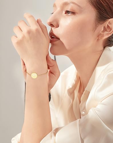 TEAMER Saint Benedict Bracelet Stainless Steel St. Benedict Pendant Jesus Cross Religious Catholic Amulet of Strength Peace Prayer Jewelry For Women Men3