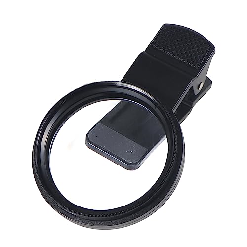 FEICHAO Handy-Kamera-Objektiv-Clip, Metallgewinde, Installation, 52 mm, UV-CPL-ND-Sternfilter-Clip (mit 6-facher Sternfilter, rundes Loch)