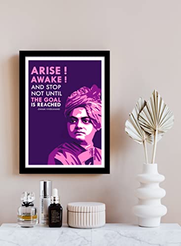 Image of Good Hope - Swami Vivekanand Motivational Quote Art Framed Poster For Room & Office (10 Inch X 13 Inch, Framed), Inspirational Wall Art, Spiritual Decor for Home, Office, Yoga Room, Study - Gift for Motivational & Religious Purpose