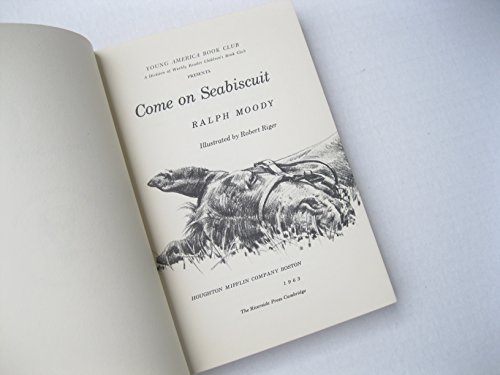 Come on Seabiscuit B0006AYGRM Book Cover
