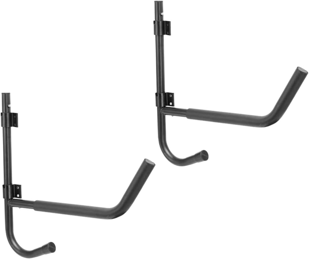 2sets Folding Kayak Storage Rack Indoor Wall-Mounted Holder for Kayaks and Canoes Space-efficient Design Protective for Easy Installation