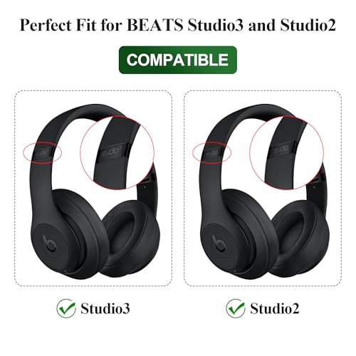 Reserveonderdelen voor Beats Studio 3 en 2 (A1914 / B0500 / B0501) - bekabelde en draadloze overear-hoofdtelefoon - Accessoires (mat) - Afbeelding 3