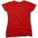 Popfunk Classic Wonder Woman Logo Mother's Day Womens Premium Cotton Short Sleeve Graphic T-Shirt (Large) Red