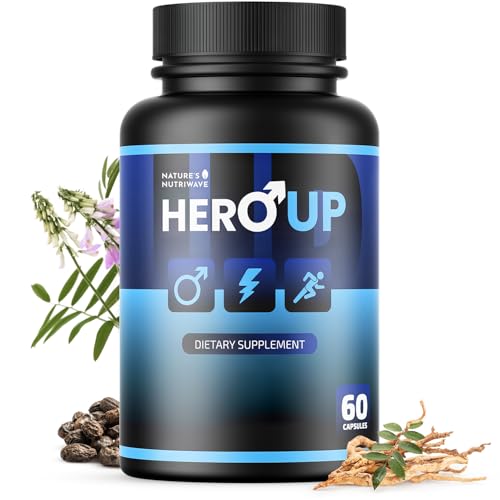 HeroUP Plant-Based Capsules USA Made 60 Ct 1 Month Supply