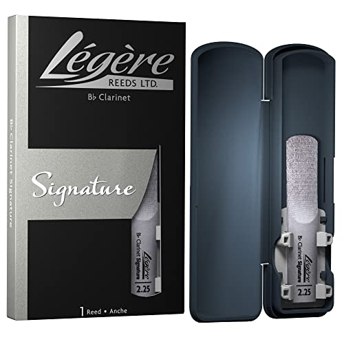 Légère Reeds - Bb Clarinet Reed, Signature, Strength 2.25 (BBSS2.25) - Premium Synthetic Woodwind Reed