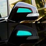 Dreothy 1Pair Strong Reflective Stickers for Cars High Intensity Night Visibility Safety Sign Waterp