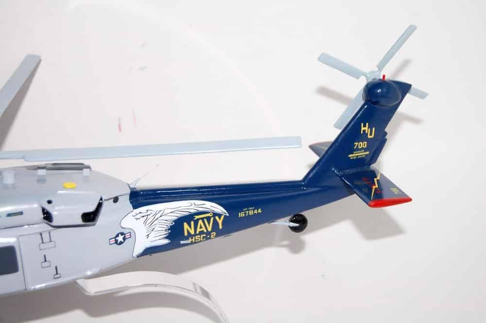 Sikorsky® MH-60S Seahawk® (Knighthawk), HSC-2 Fleet Angels (2011), 16" Mahogany Scale Model