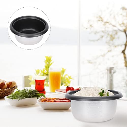 Pot for Container L Non- Baking Household Foods Non Restaurant Kitchen Replacement Accessories Cooking Steamer Alloy Bowl Accessory Rice Cooker Parts Electric (Color : Assorted Color, Size : 23.5x18
