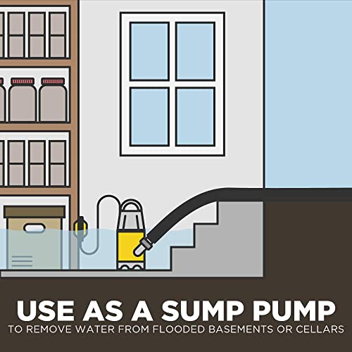 Professional Ez Travel Collection, Hot Tub And Swimming Pool Drain Pump With Hose Pond/Flood Pump (Up To 3,700 Gallons Per Hour) #TOP7