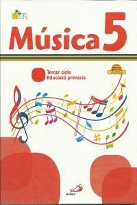 Portada de Musica 5 - Projecte Acord. Libro del alumno + Cuaderno actividades. Valenciano: Educació Primària. 3º cicle