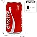 Coca Cola Mini Fridge - Refrigerator for Bedroom Office, Portable Table Top Beverage Cooler, 12V 220V Refrigerador For Drinks, Soda, Wines, Use In Car, Dorm, Outdoor, Patio,8 Can