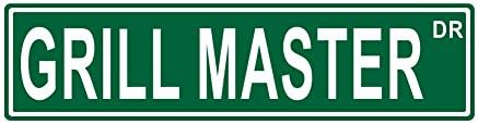 Slap-Art Grill Master Dr.24x6 Funny Joke Humor Novelty Metal Aluminum Sign