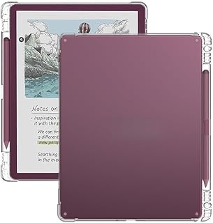 Soft TPU Protective Case for Kindle Scribe 11"/Scribe Colorsoft 11"/2026 E-reader Transparent Skin Friendly Full Cover Case Anti-Scratch Shockproof Anti-Fall Case (with Pen Slot)