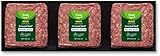 Fresh Brand, Ground Beef 80% Lean/20% Fat, 3 lb, Pack of 3
