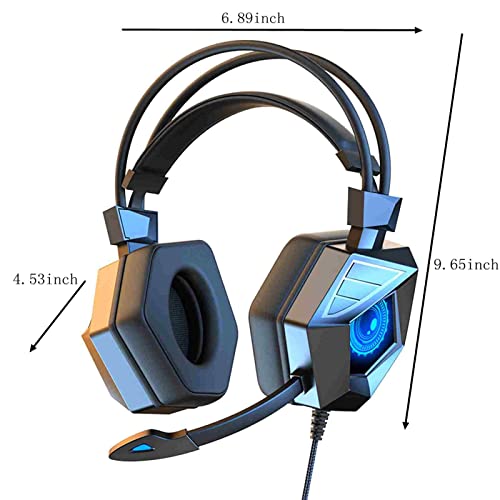 Around-Ear Bass Gaming Headset Surround Sound Kopfhörer mit Noise Cancelling Mikrofon mit Lichtern GC0 - Image 8