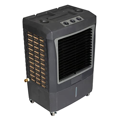 Hessaire MC37M Indoor or Outdoor Portable Oscillating Evaporative Swamp Air Cooler for 950 Square Feet of Space with Water Reservoir