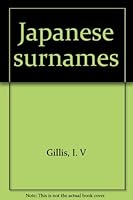 Japanese surnames B00085V0XS Book Cover
