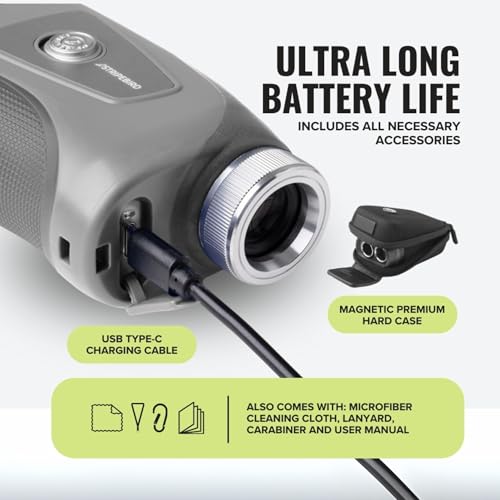 Image of Pro Tour Golf Rangefinder with Slope - Range Finder Golf with Ultra-Strength Magnet - Laser Rangefinder with Slope Technology & Flag Pole Lock Vibration - Golf Range Finder