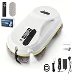 Bathgate Robot Window Cleaner with Auto Water Dispensing Function 5600Pa Suction 4M Safety Rope and Remote Control Intelligent Electric Window Cleaning Robot for Glass Doors Vertical Surfaces