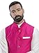 Elina fashion Men's Indian Nehru Jacket || Designer Bandhgala Jodhpuri Sleeve Less ONLY Waistcoat Pink
