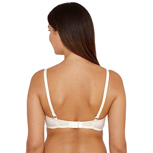 Image of Zivame Padded Non Wired 3 /4th Coverage T-Shirt Bra-Whisper White