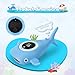 Mini LED Baby Bathtub Thermometer, Floating Whale Toy - Baby Bath Safety Alarm, Three-Color Temperature Display, Waterproof Temperature Detector, Floating Toy, Household Cleaning kit