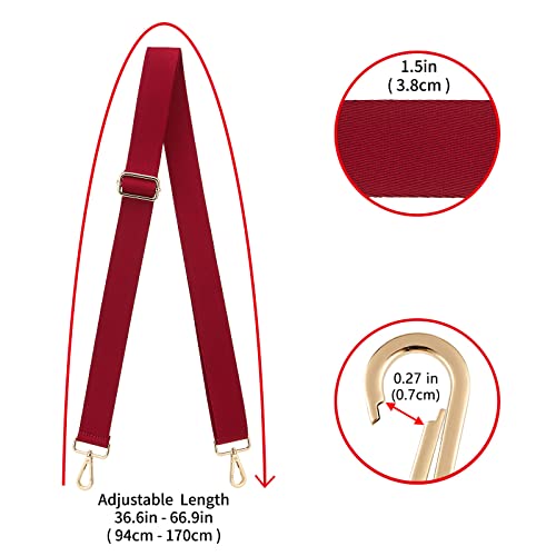 Image of ZOOEASS Wide Shoulder Strap (Solid),Adjustable Replacement Belt Crossbody Canvas Bag Handbag