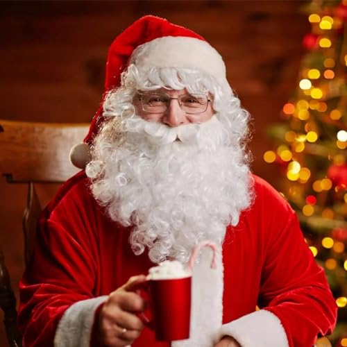 Shecool SD010 Deluxe Santa Beard And Wig Set thumb #1