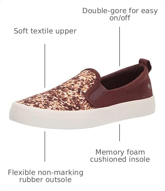 Image of Sperry Women's Crest Boat Smocked Hemp Sneaker