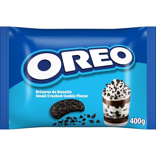 Oreo Trocitos de Galleta de Cacao Especial Toppings para Helados, Repostería y Postres, 400 g