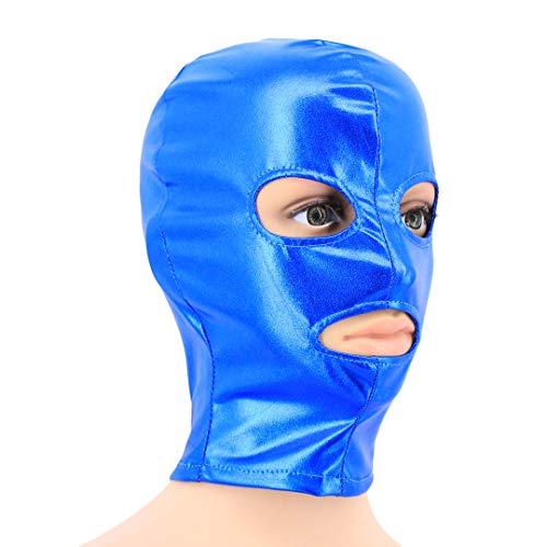 Image of Metallic Cycling Face Neck Mask Hat Ultra Balaclava Hood