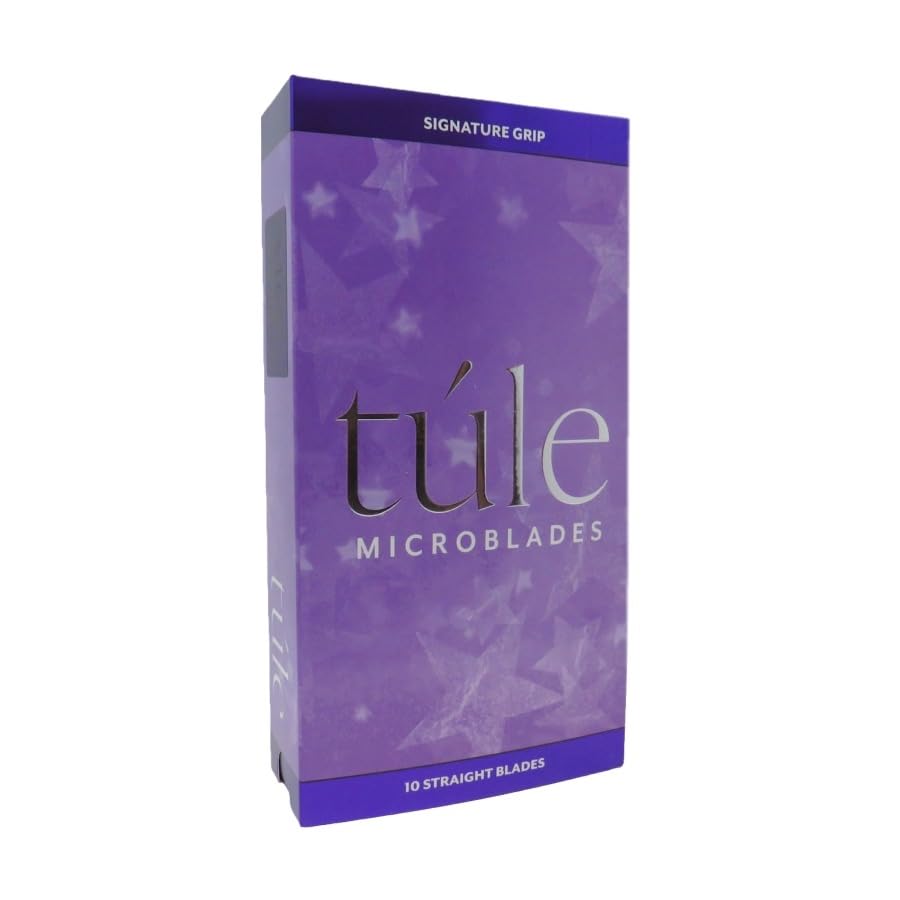 Túle Beauty Pack of 10 Microblades with Grip | .18mm 16 U Microblades with Signature Rubber Grip