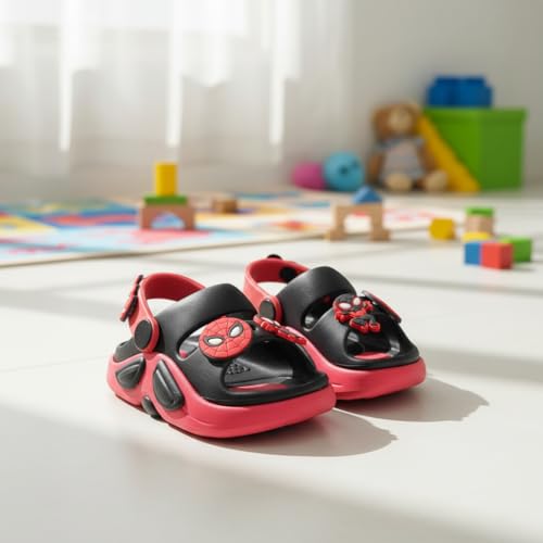 Image of GLJ Kids Comfort Clogs Sandals for Boy and Girl, 1 to 14 Years, Two-Strap Design, Easy to Wear Slip On, Dust and Waterproof, 1100