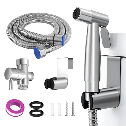 Hhaoysogd Bidet Handbrause Set, Bidet Edelstahl Handbrause Set Mit 1.5 M...