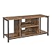 Produktbild VASAGLE TV-Schrank, Fernsehtisch, TV-Regal, Lowboard mit offenen Fächern, für Wohnzimmer, Unterhaltungsraum, für Fernseher bis zu 50 Zoll, Industrie-Design, vintagebraun-schwarz LTV39BX