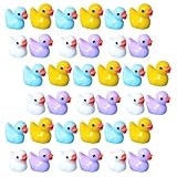 SHINEOFI 80 Piezas Mini de Resina Figuras Miniatura Resistentes para Manualidades Jardín Acuario y Paisajes