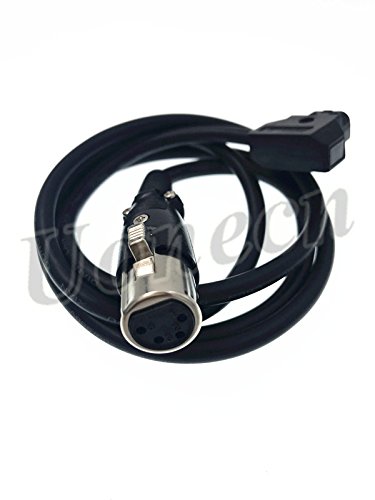 XLR 4 pin Female Connector to D-tap Male Connector Monitor Power Cable for Power Supply Battery Adapter