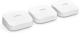 Amazon product image of Amazon eero Pro 6E mesh wifi system - Supports internet plans up to 2.5 Gbps, Coverage up to 6,000 sq. ft., Connect 100+ devices, 3-pack