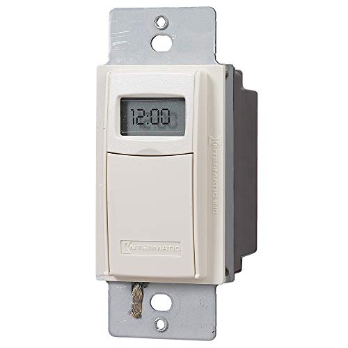 Intermatic Ei600Lac 7-Day Astronomic Single-Pole/3-Way Time Switch, Light Almond #TOP3