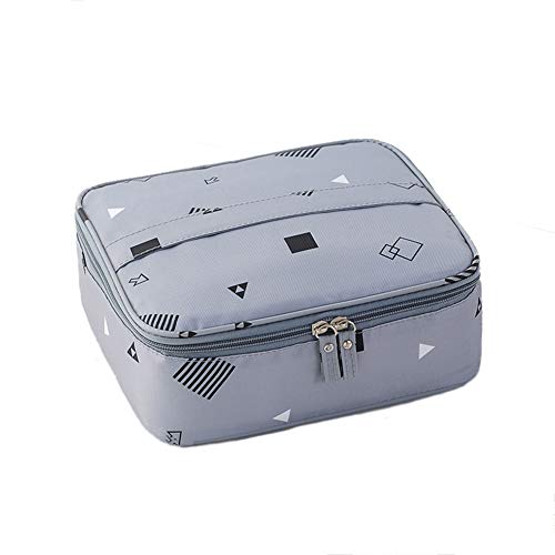 Preisvergleich Produktbild Tragbare Kosmetiktäschchen Frauen Kosmetiktasche Reise Makeup Tasche Organizer mit Einstellbaren Teiler Make Up Etui Wasserdicht Waschbeutel Toiletry Organizer für Damen Mädchen,F